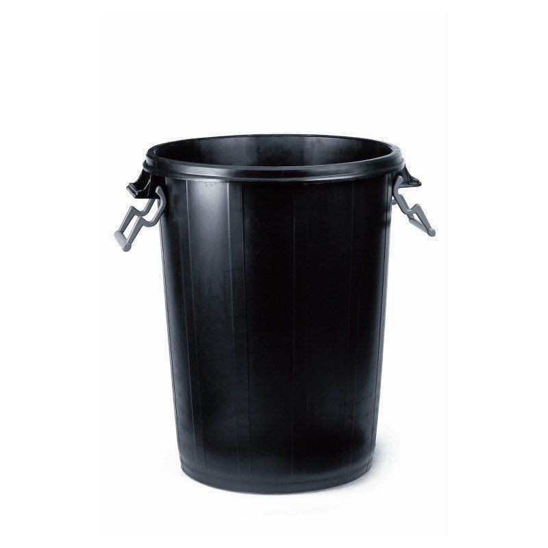 ▷ Comprar Kit de cubo de basura negro 100 litros 53x63cm + tapa Maiol