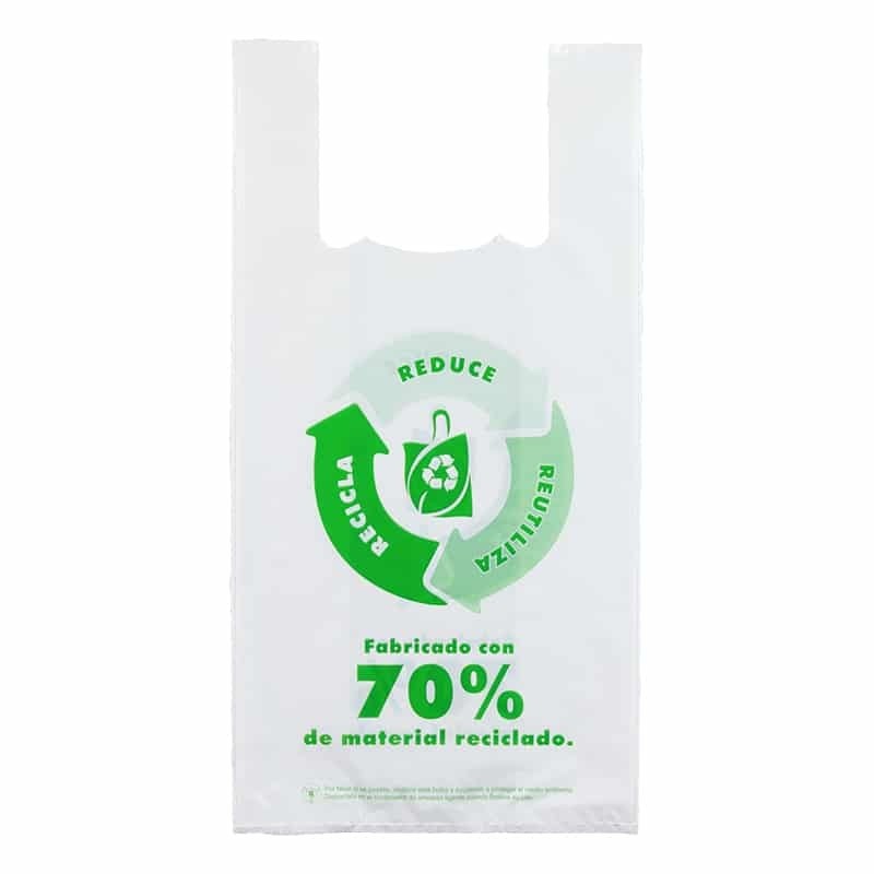 BOLSA ASA 30 x 40 PQ: 100 UND reutilizable reciclada